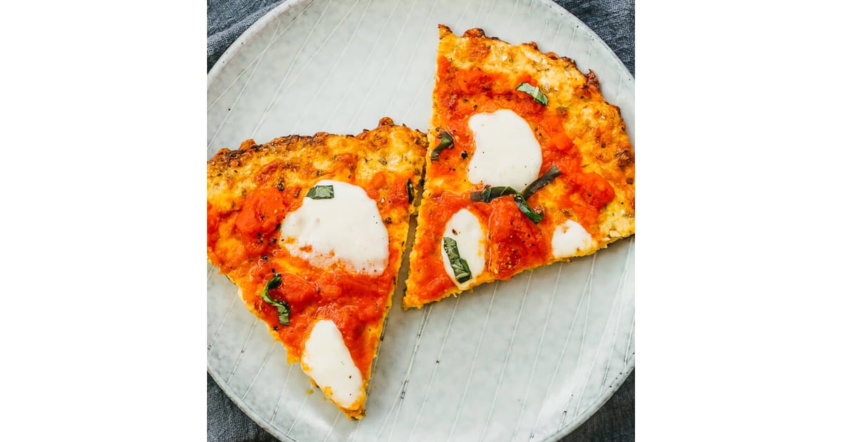 Margherita Pizza With Cauliflower Crust Healthy Valentine's Day