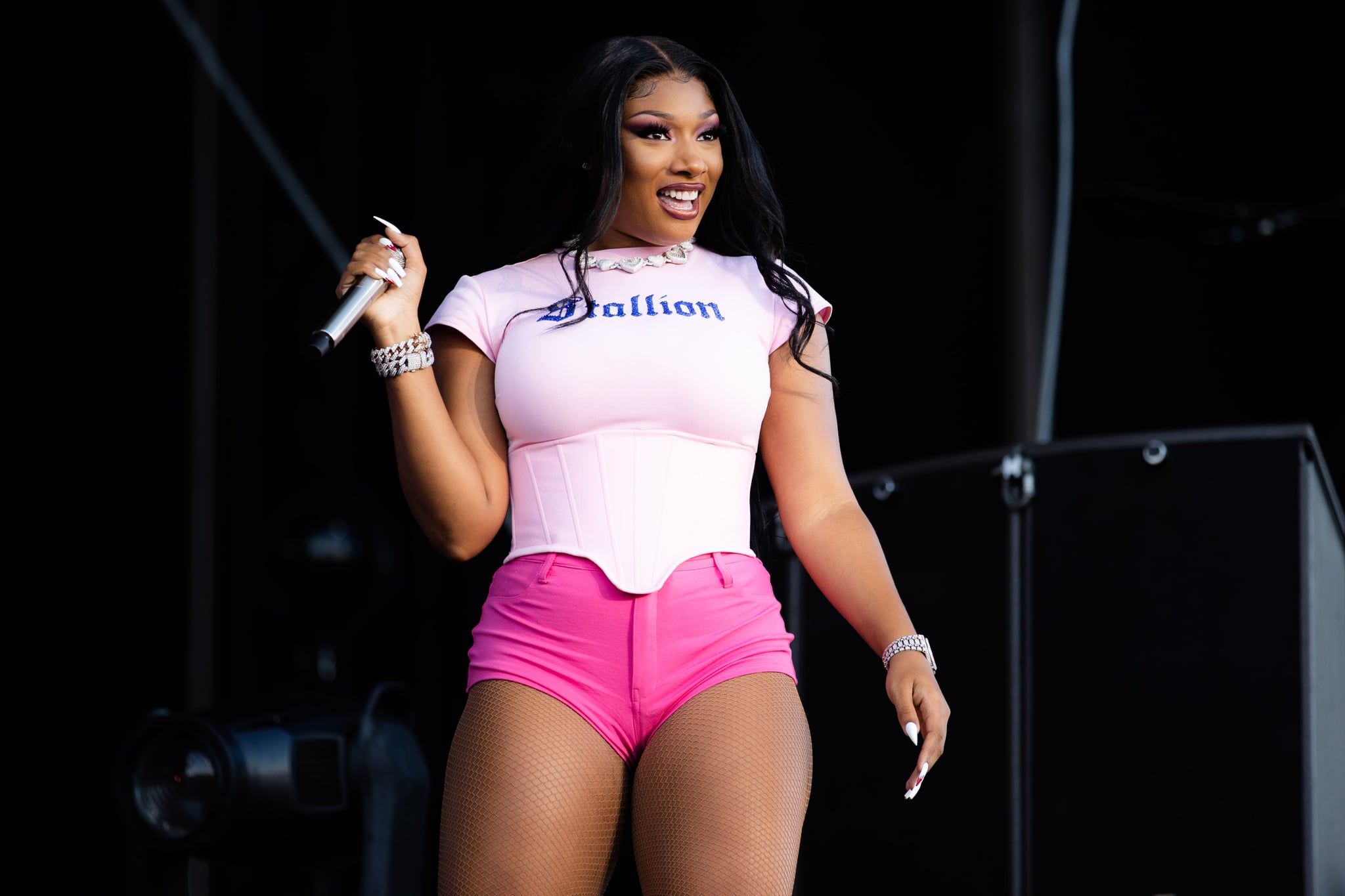 Megan Thee Stallion performing at Austin City Limits Festival