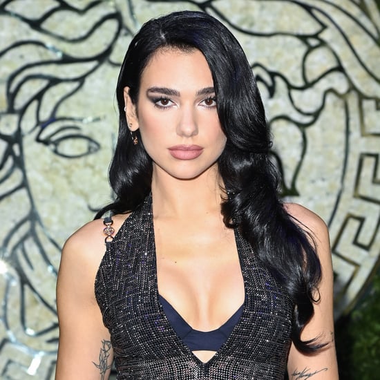 See Dua Lipa's Mismatched Snakeskin French Manicure
