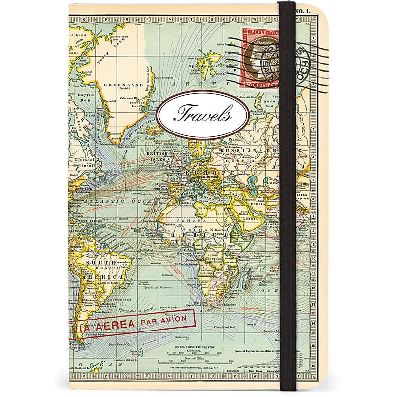 Cavallini World Map Par Avion Journal ($12)
