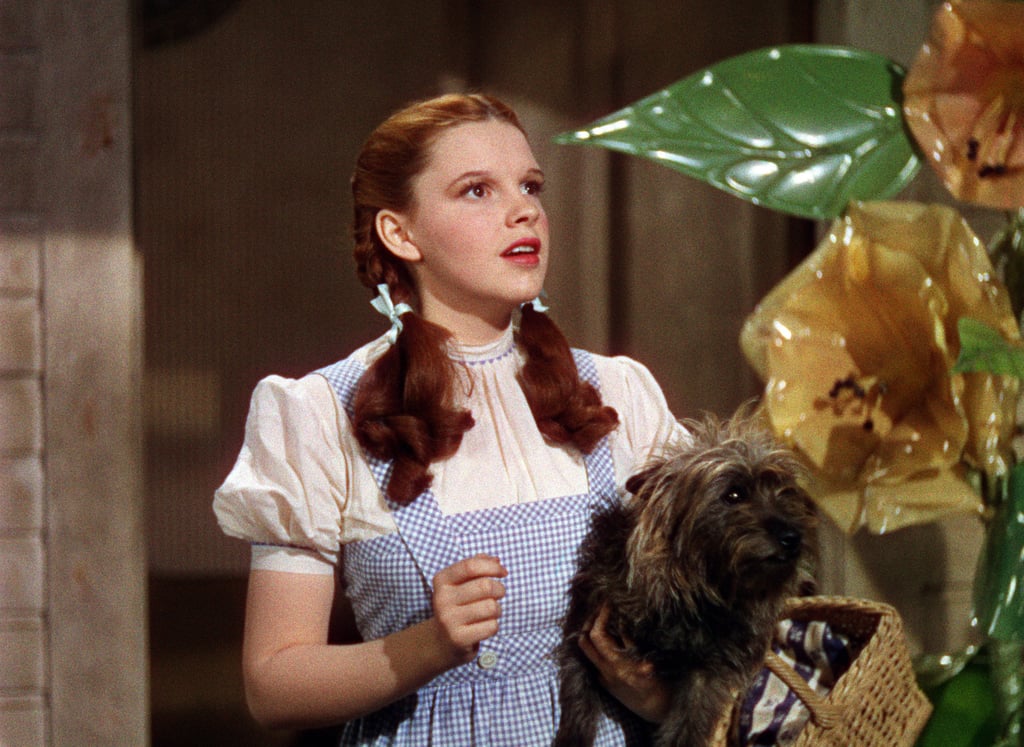 Dorothy paired her apron silhouette with a white puffy-sleeved blouse, which was also included in the auction.