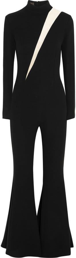 Versace Tulle-Paneled Silk Jumpsuit ($3,875)