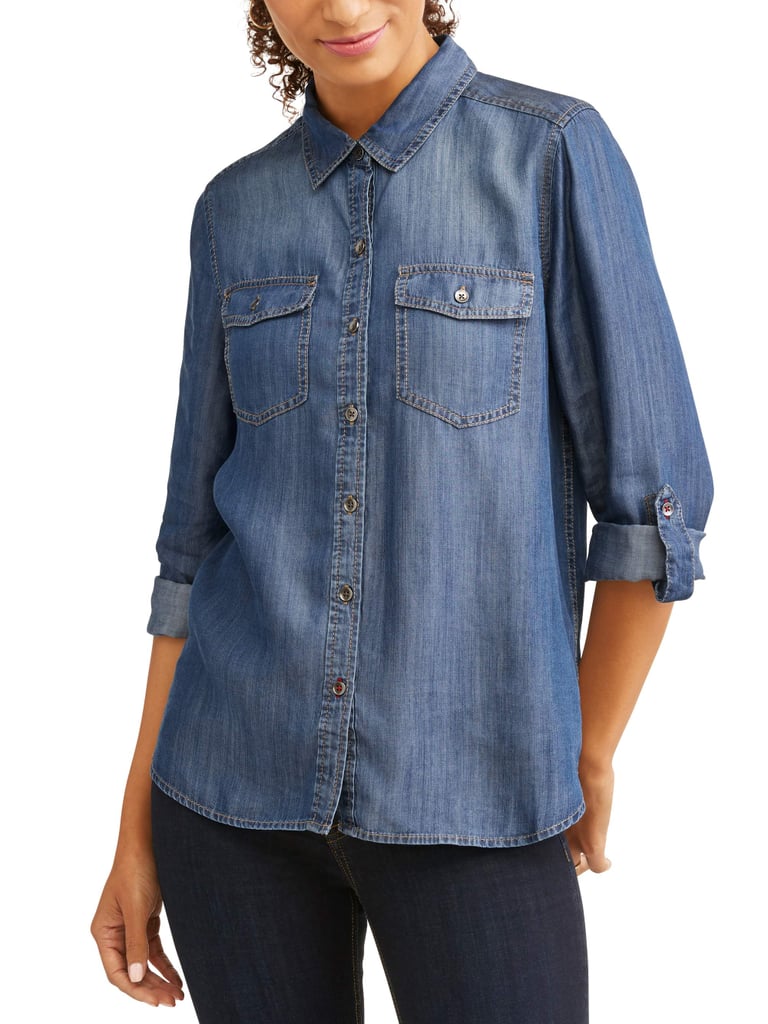 EV1 Woven Denim Shirt