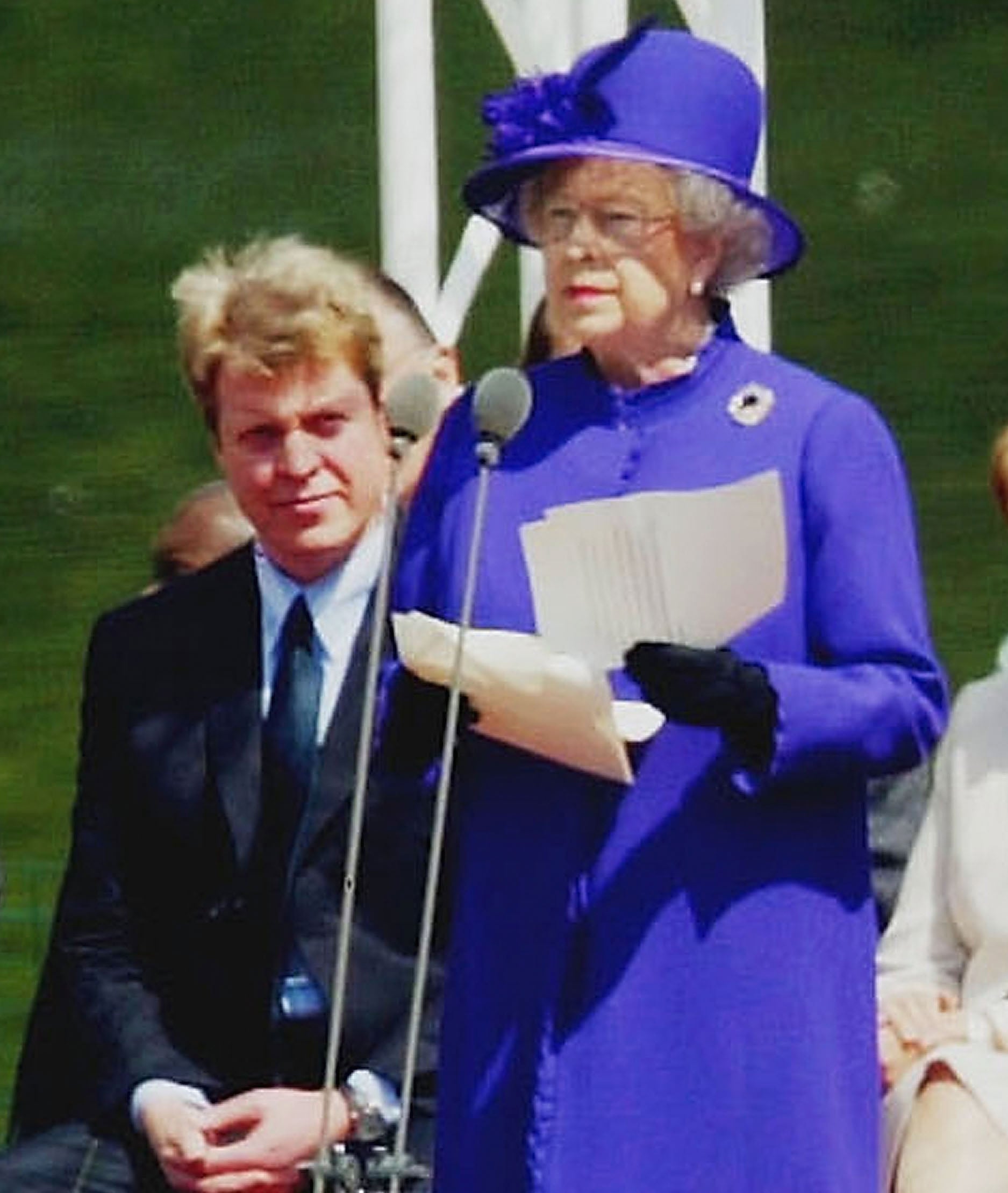 How did the Queen react when Diana died?