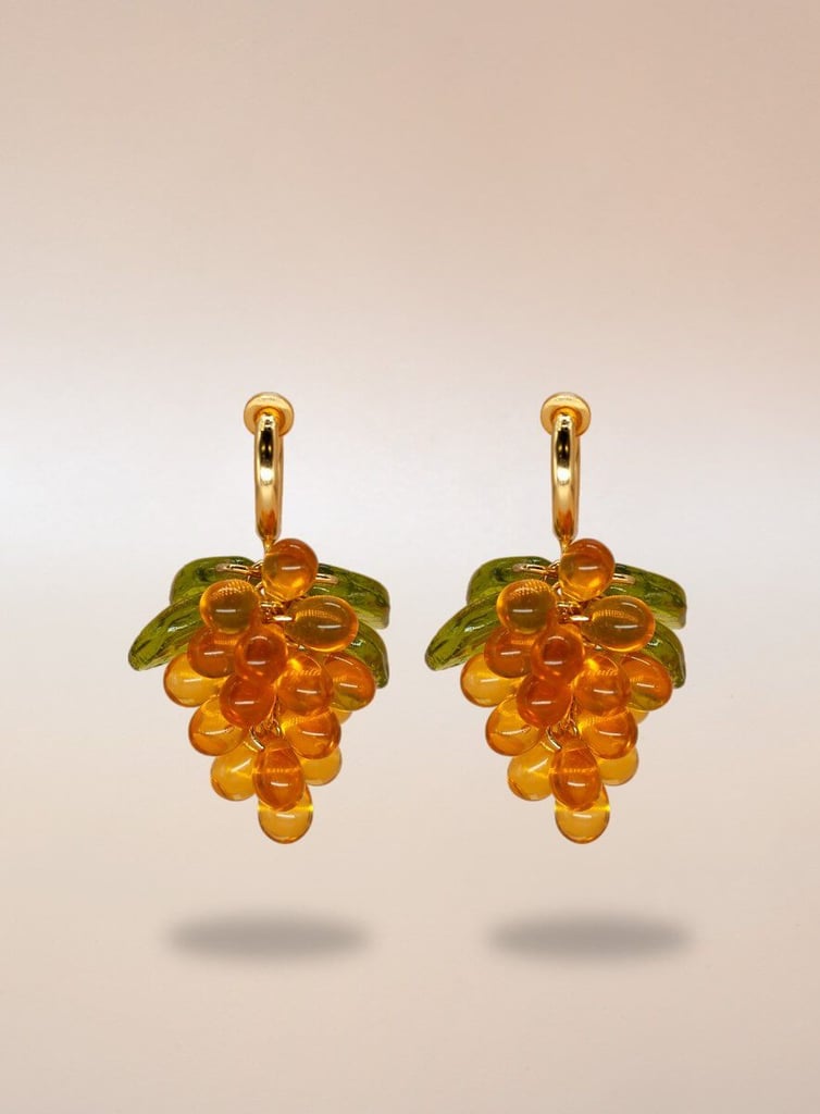 ANNELE Apricot Jelly Clip-On Earrings
