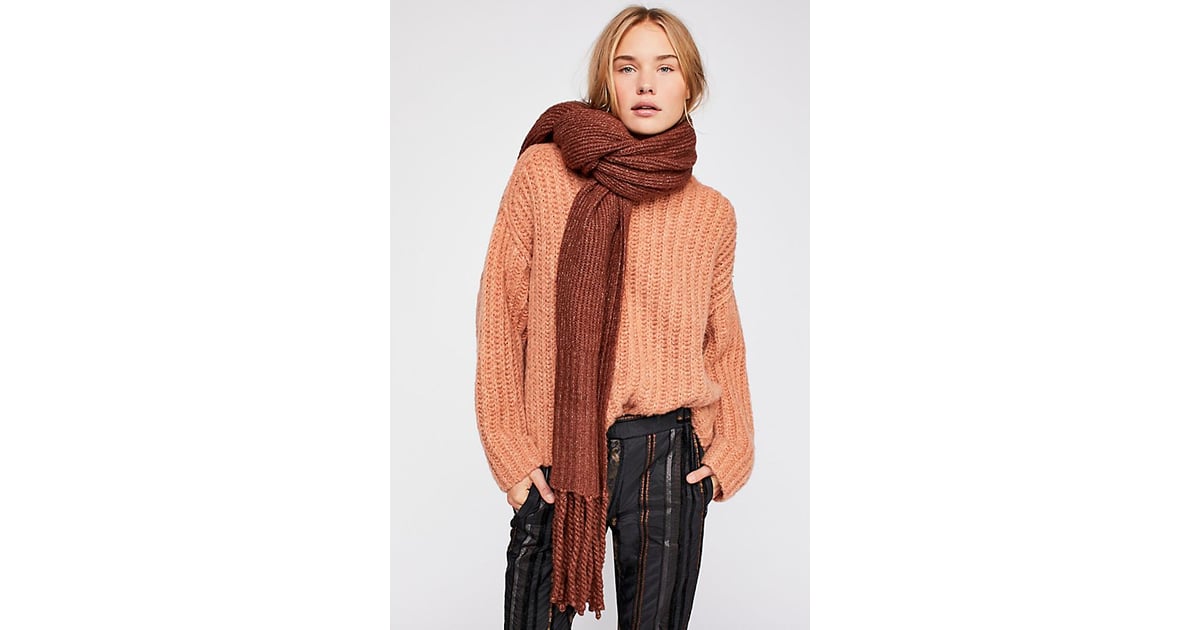 Jaden ribbed fringe blanket sales scarf