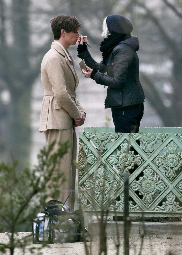 Eddie Redmayne on The Danish Girl Set Pictures