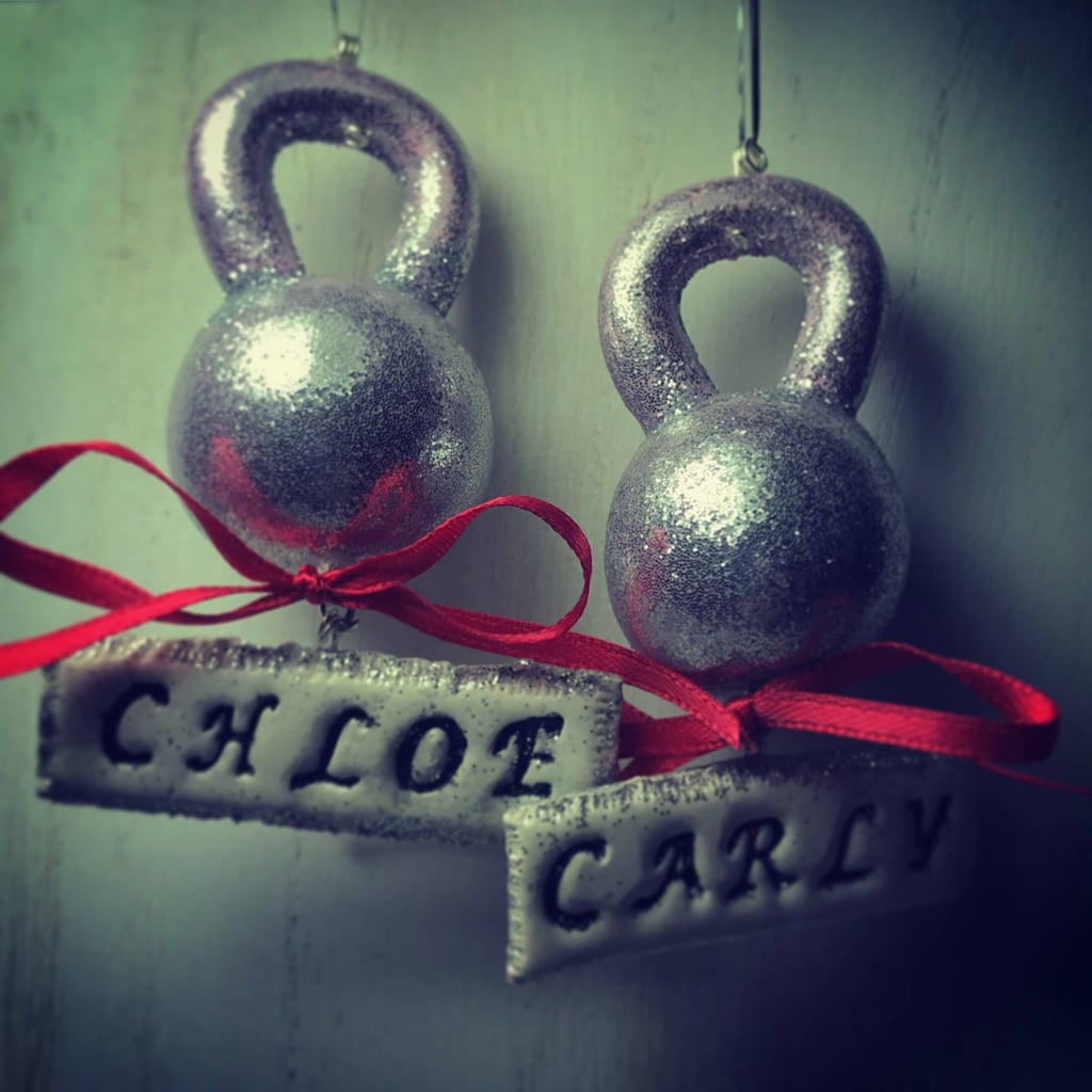 Kettlebell Christmas Tree Ornaments | POPSUGAR Fitness