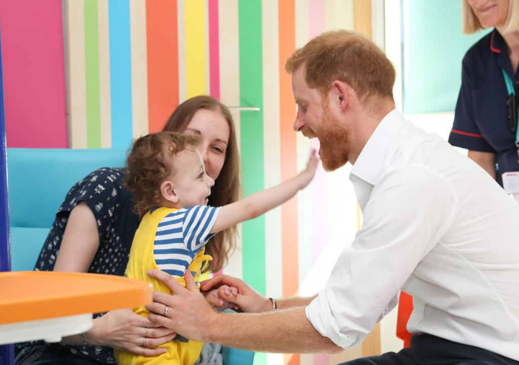 Prince Harry at Sheffield Children’s Hospital July 2019