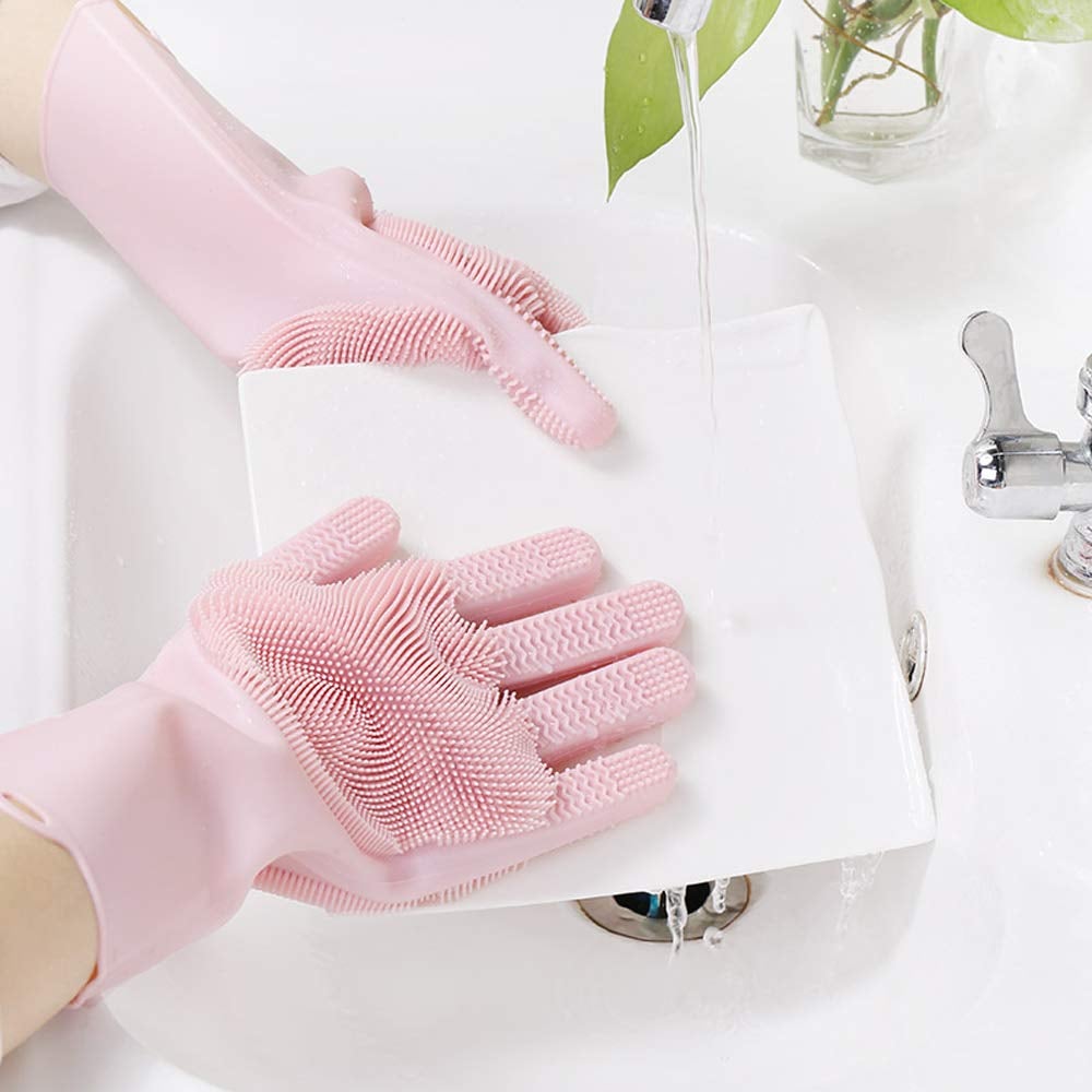 Cool Gloves: Magic Silicone Cleaning Gloves