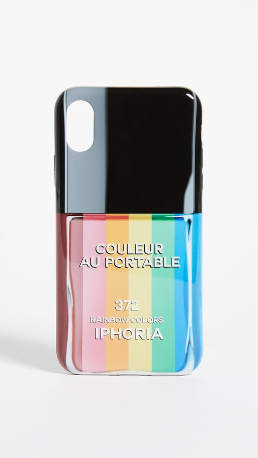Iphoria Nail Polish Rainbow iPhone X Case