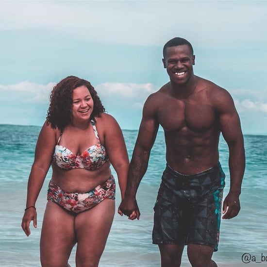 Body-Positive Couple's Photo in Swimsuits