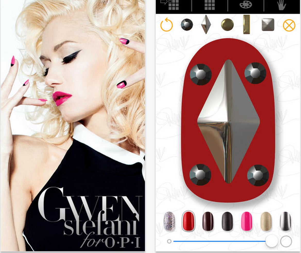 Gwen Stefani and OPI iPhone App POPSUGAR Beauty