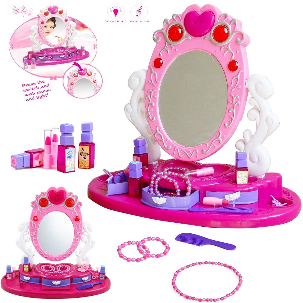 childrens toy dressing table set