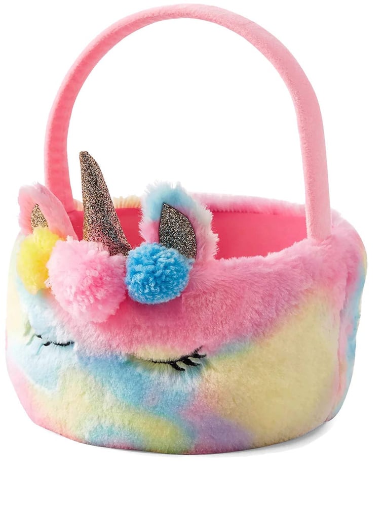 Fuzzy Unicorn Easter Basket