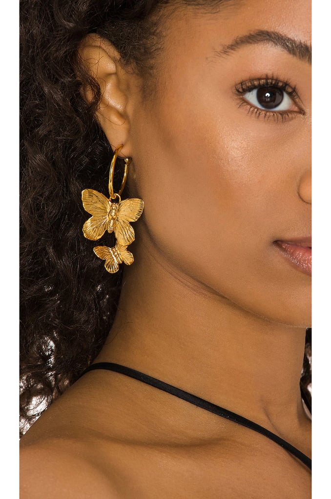 Jennifer Behr Brynn Hoop Earring in Gold