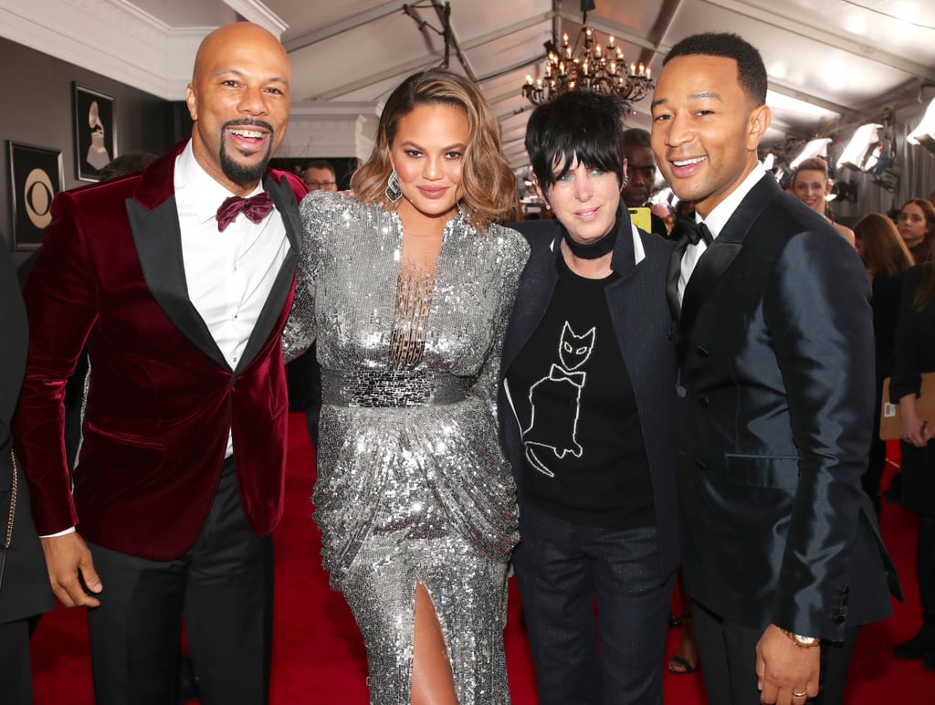 Pictured: Common, Chrissy Teigen, Diane Warren, and John Legend