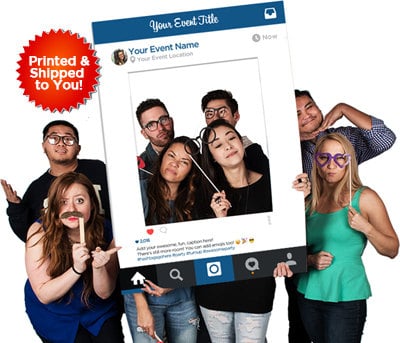 Instagram Style Custom Photo Prop