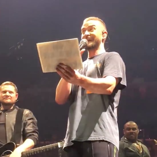 Justin Timberlake Announces Pregnancy For Fan at Concert
