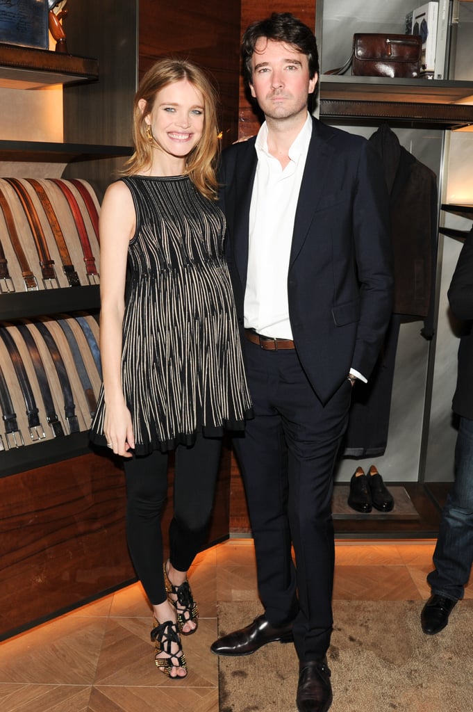 Natalia Vodianova and Antoine Arnault at Berluti's Madison Avenue store opening.