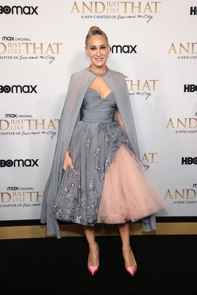 Sarah Jessica Parker Wears Dress Inspired by Carrie Bradshaw