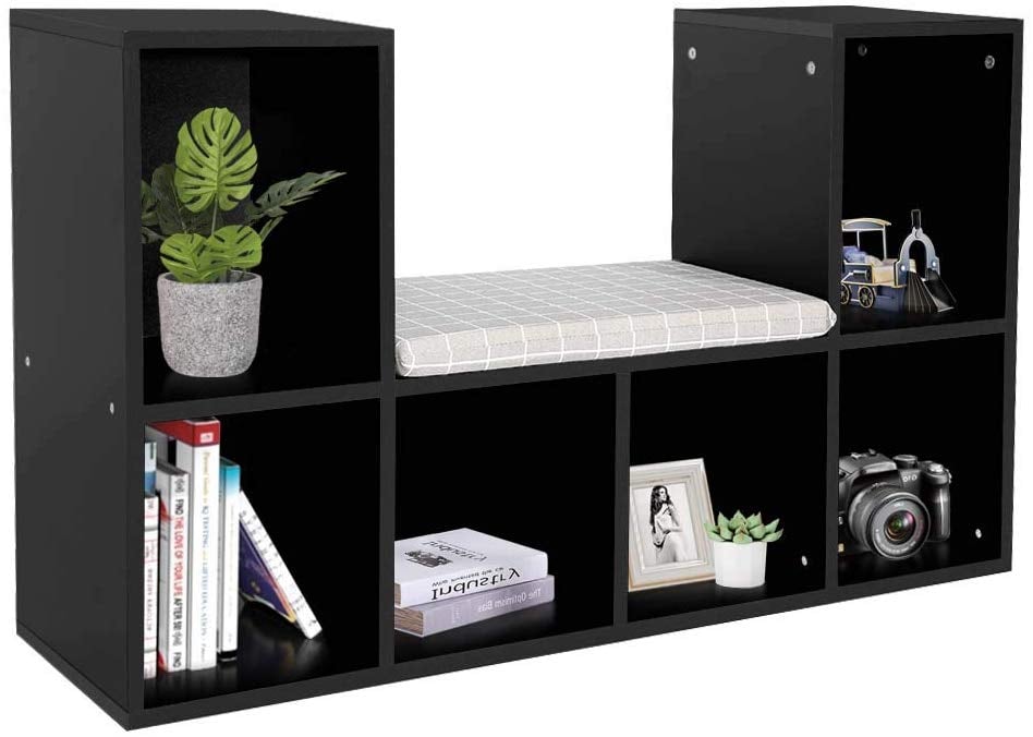 GOTOTOP MultiFunctional Wooden Storage Shelf Bookshelf Bookcase with
