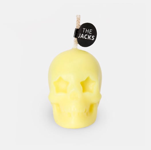 The Jacks Miniature Candle Yellow With Star Eyes