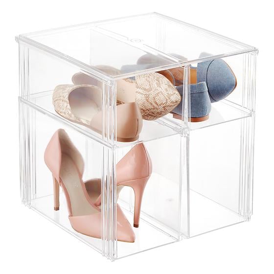 Premium Stackable Tall Shoe Bin