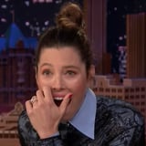 Jessica Biel Watches Old Video Where She Talks About *NSYNC