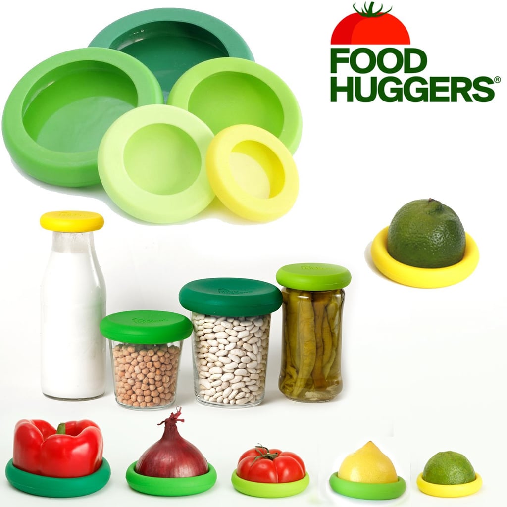 Food Huggers Reusable Silicone Covers (Set of 5 Fresh Greens) (£13)