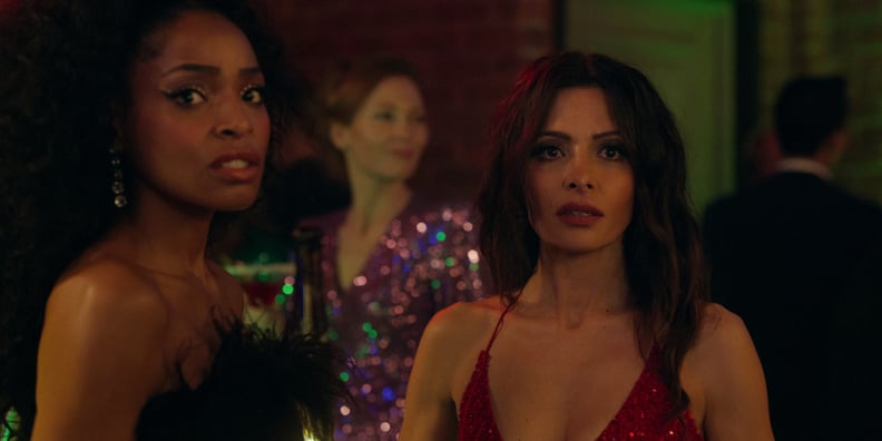 Sex/Life. (L to R) Margaret Odette as Sasha Snow, Sarah Shahi as Billie Connelly in episode 203 of Sex/Life. Cr. Courtesy of Netflix © 2023