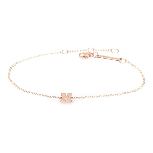 Zoe Chicco 14k Letter Bracelet