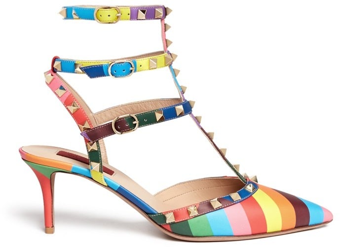 valentino rockstud multicolor