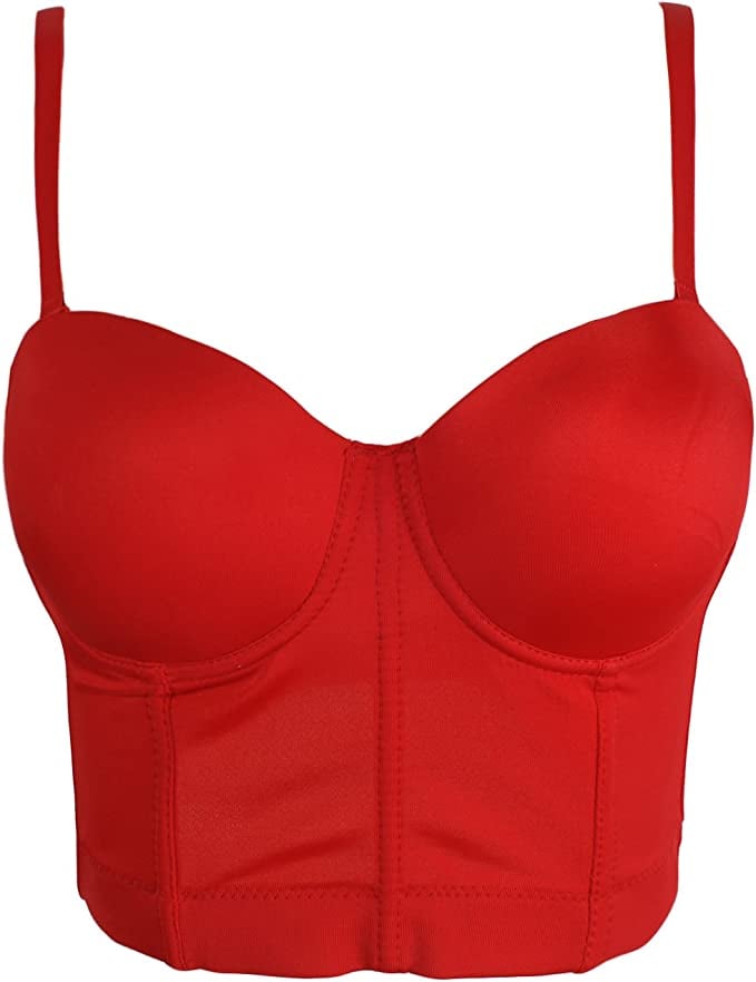 She's Moda Basic Smooth Push Up Bustier | J Lo Wears a Red Bustier For ...