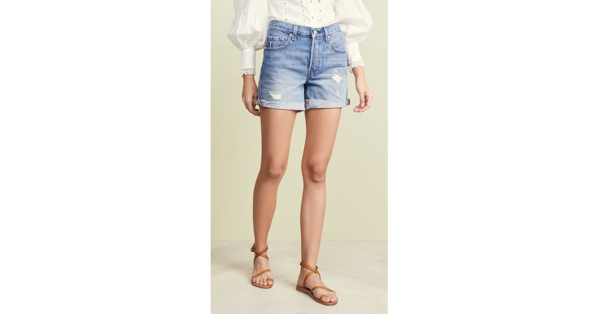 levi's 501 long short