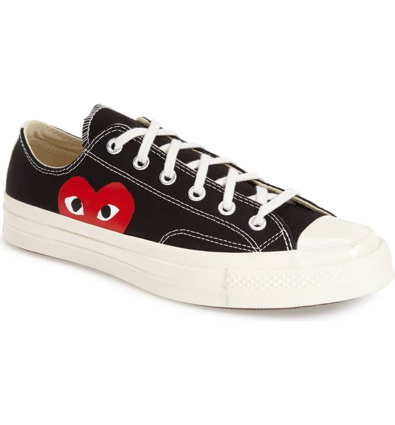 Comme des Garçons PLAY x Converse Chuck Taylor Hidden Heart Low Top Sneaker