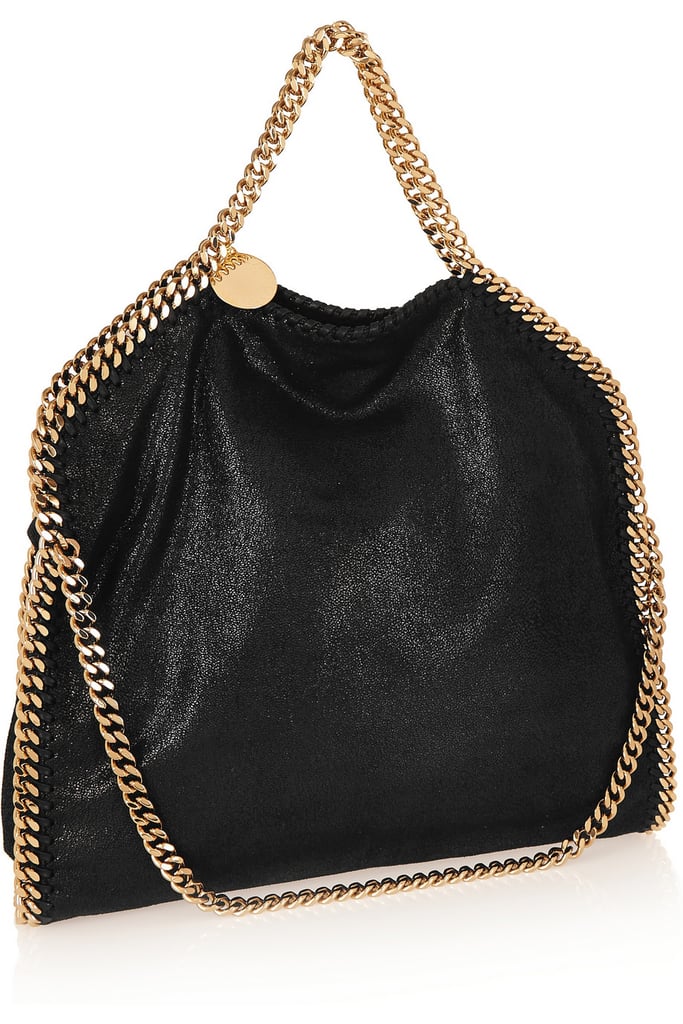 Stella McCartney The Falabella Faux Brushed-Leather Shoulder Bag ($1,195)