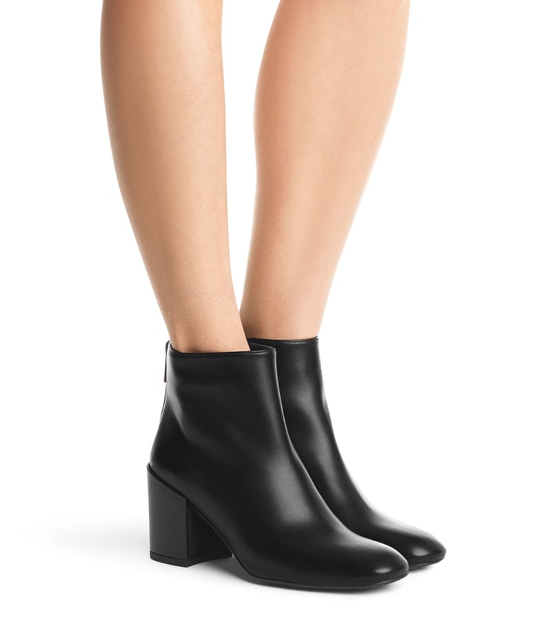 Selena Gomez Black Balenciaga Boots POPSUGAR Fashion