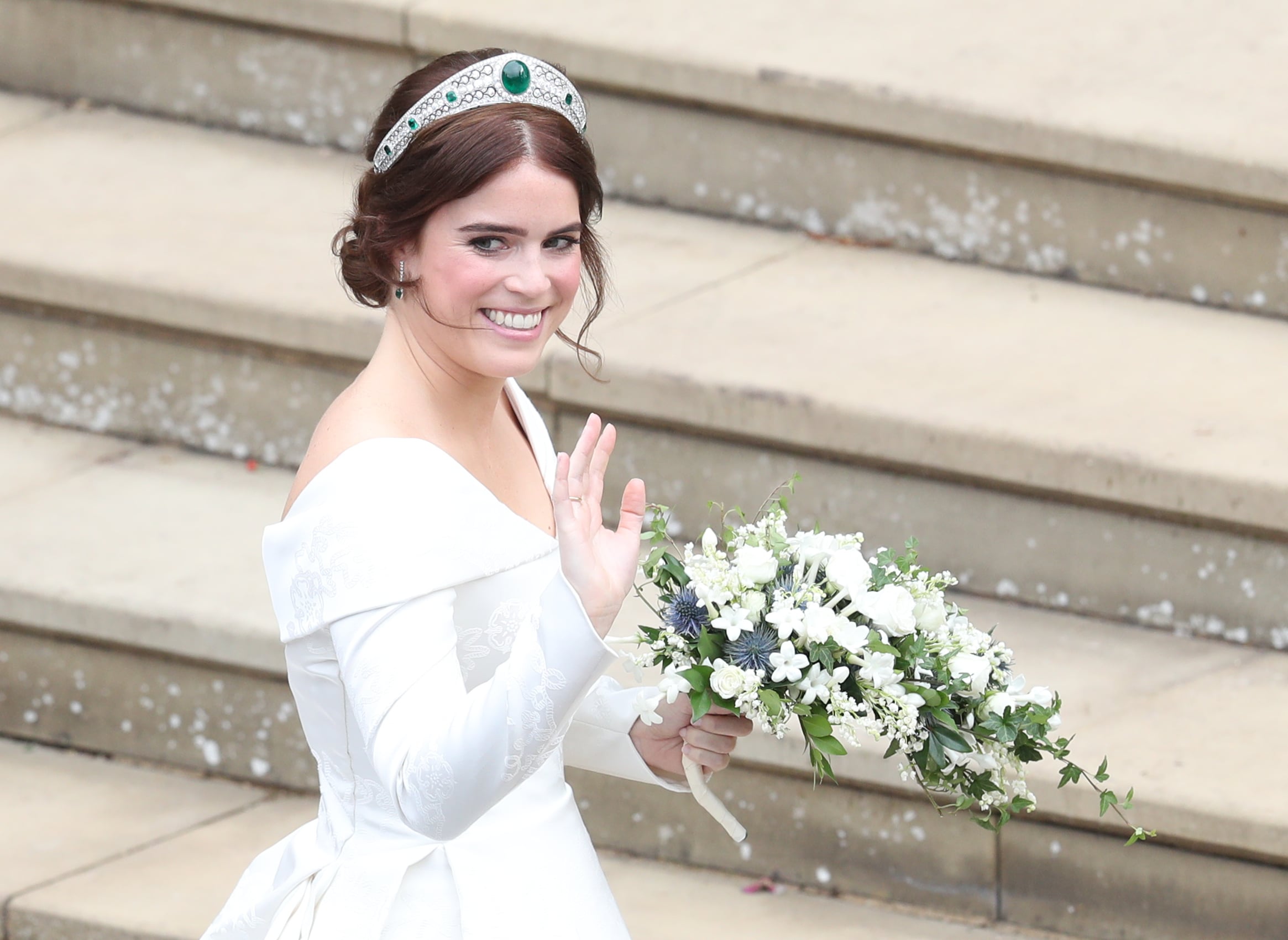 princess eugenie dress designer Meet The Designer Behind Princess Eugenie's Wedding Gown