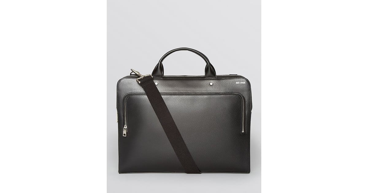 Jack Spade's Grant Leather Briefcase (398) Fashion Gift Ideas 2014