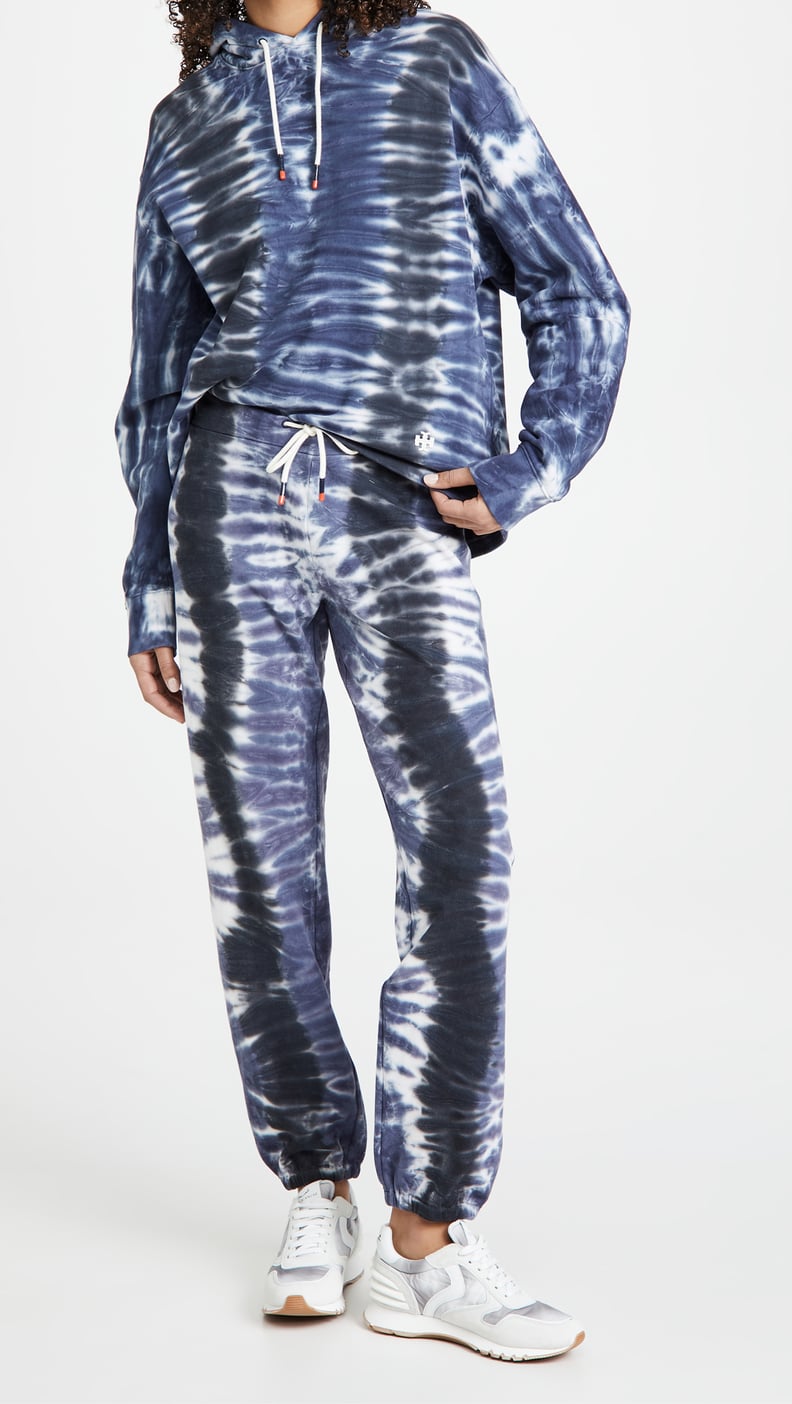 HIGH-RISE FLEECE SWEATPANTS - WILD FABLE OFF-WHITE TIE-DYE SZ MED