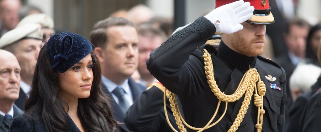 Prince Harry and Meghan Markle Lay Crosses at the Field of Remembrance