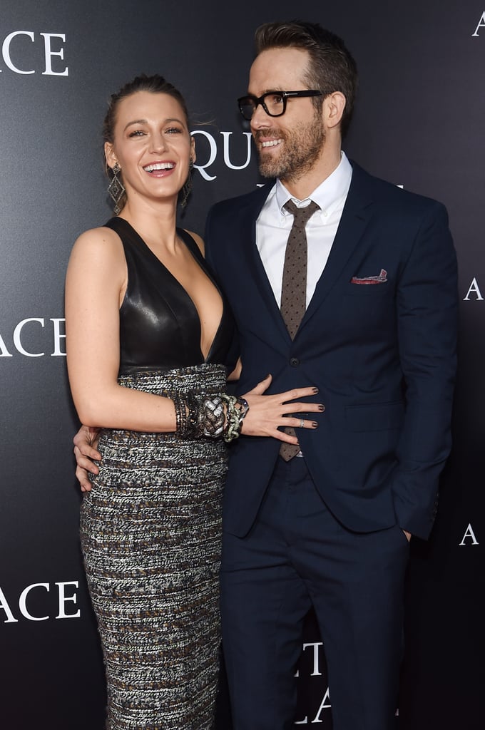 Blake Lively and Ryan Reynolds at A Quiet Place Premiere