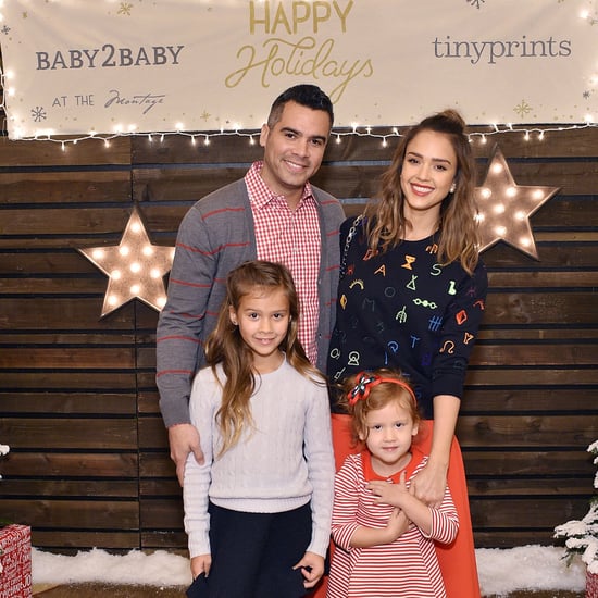 Jessica Alba and Her Family at Baby2Baby Holiday Party