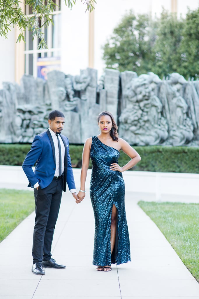 Glam Red Carpet Engagement Ideas