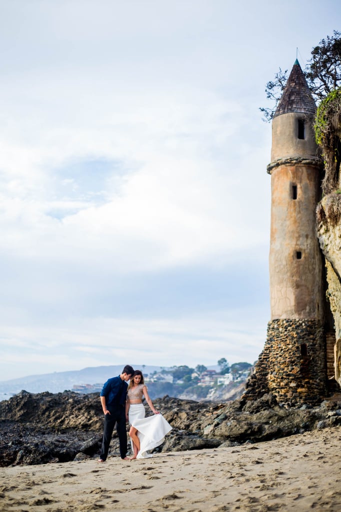 This Couple Totally Reminds Us of a Modern Ariel and Eric in Their Beach Engagement Shoot This Couple Totally Reminds Us of a Modern Ariel and Eric in Their Beach Engagement Shoot