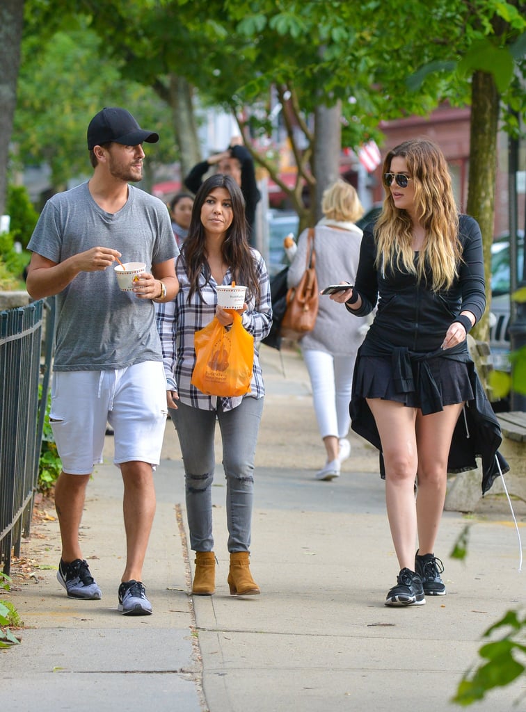 Kourtney Kardashian Getting Frozen Yogurt in the Hamptons