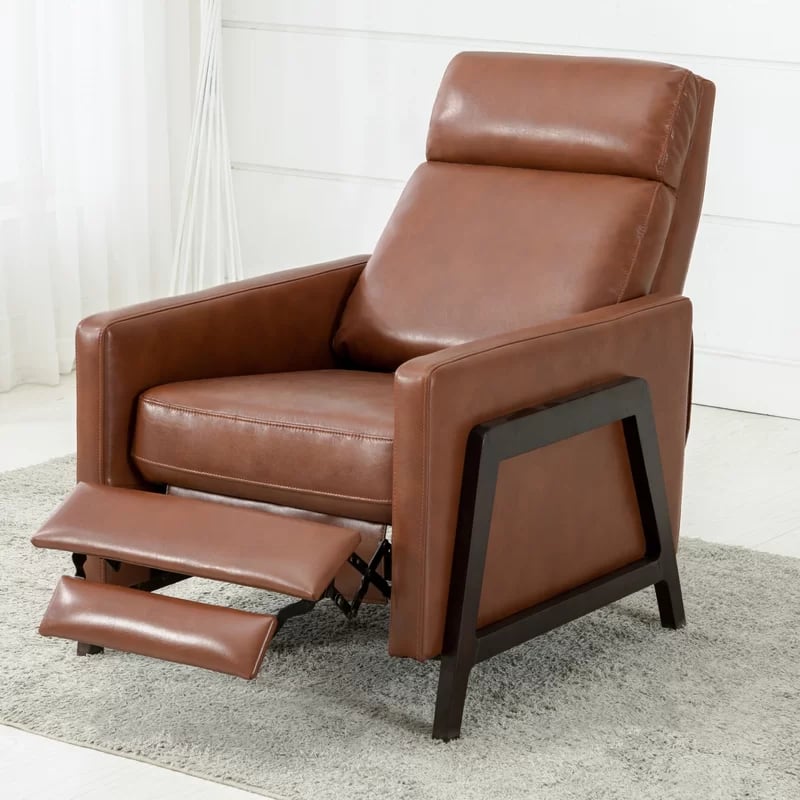 Best Leather Recliner: Maxille Vegan Leather Recliner