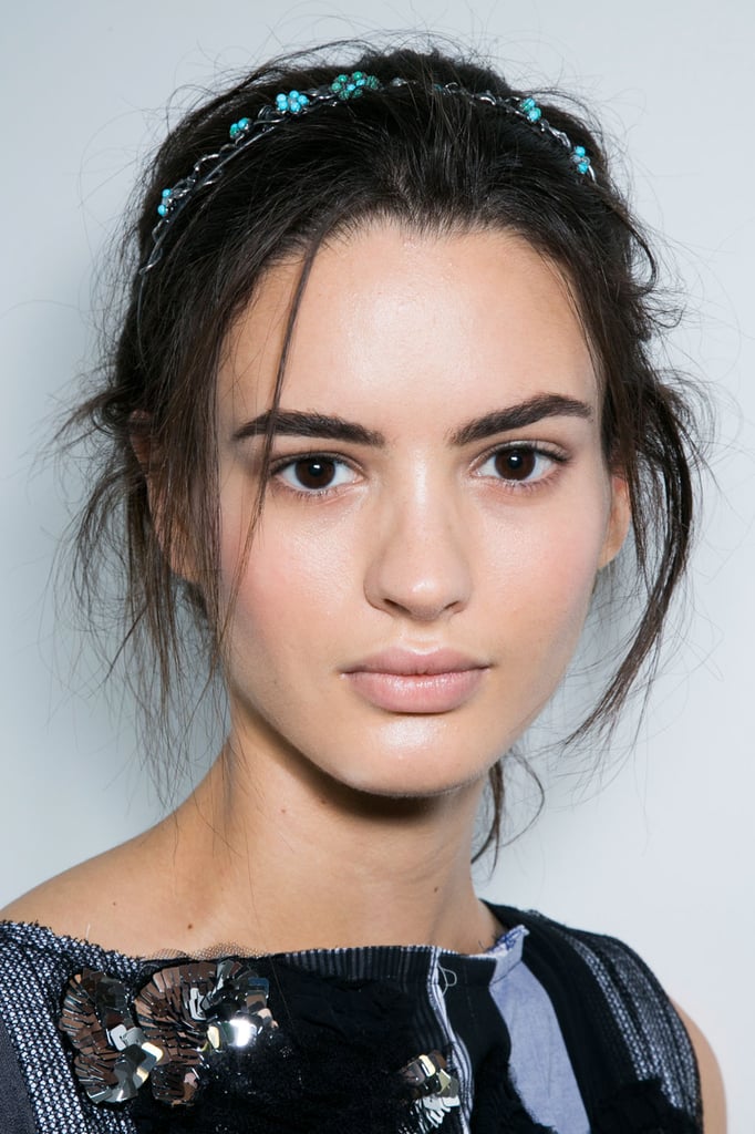 Bottega Spring 2015 Spring 2015 Milan Fashion Week Hair and Makeup POPSUGAR Beauty