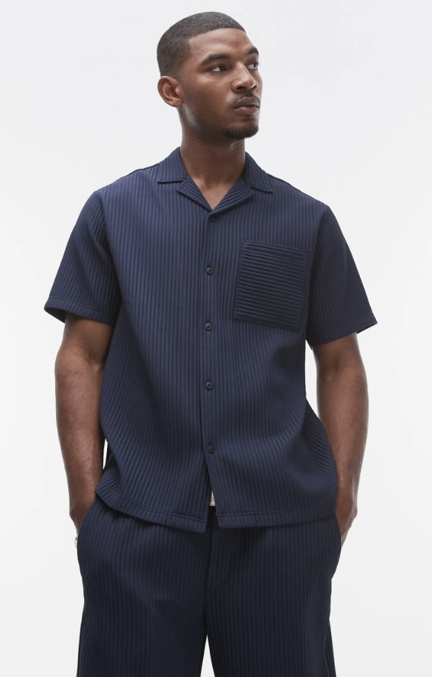 Topman Cord Camp Shirt